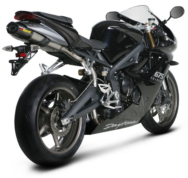 Akrapovič Triumph Daytona 675 Slip-On Exhaust 2006–2012 Titanium – S-T675SO3-HACT