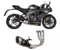 Akrapovič Triumph Daytona 660 / Tiger Sport 660 Full Exhaust System 2024–2026 Racing Line Titanium – S-T6R2-CQTBL