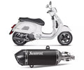 Akrapovič Vespa GTS 125 Super Slip-On Exhaust 2021–2023 Slip-On Line – S-VE125SO2-HZBL