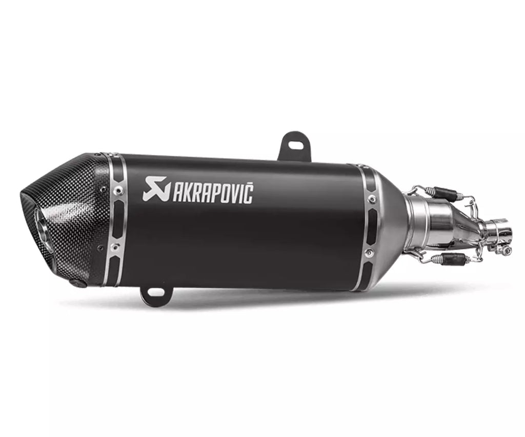 Akrapovič Vespa GTS 125 Super Slip-On Exhaust 2021–2023 Slip-On Line – S-VE125SO2-HZBL
