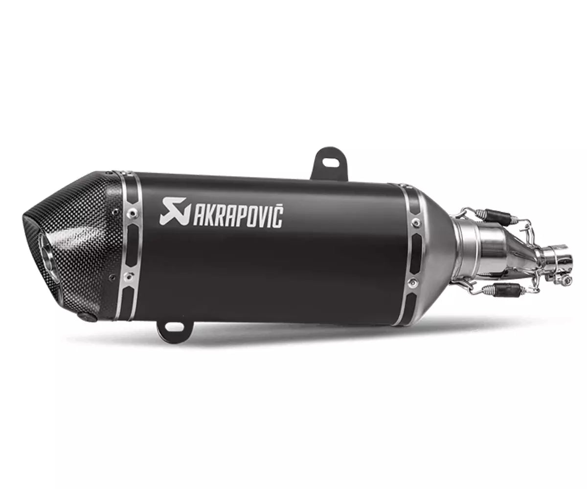 Akrapovič Vespa GTS 125 Super Slip-On Exhaust 2021–2023 Slip-On Line – S-VE125SO2-HZBL