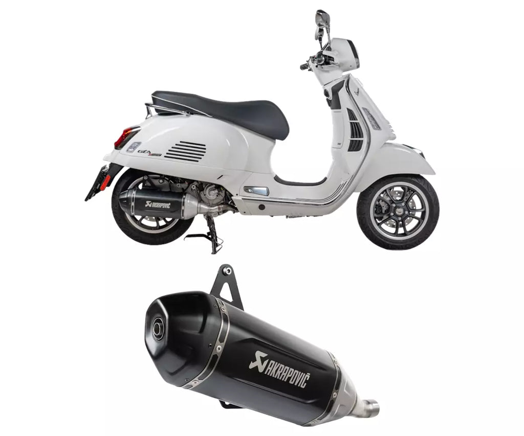 Akrapovič Vespa Gts 310 Slip-On Exhaust 2024–2026 Slip-On Line Stainless Steel – S-VE3SO12-HWSSBL/1