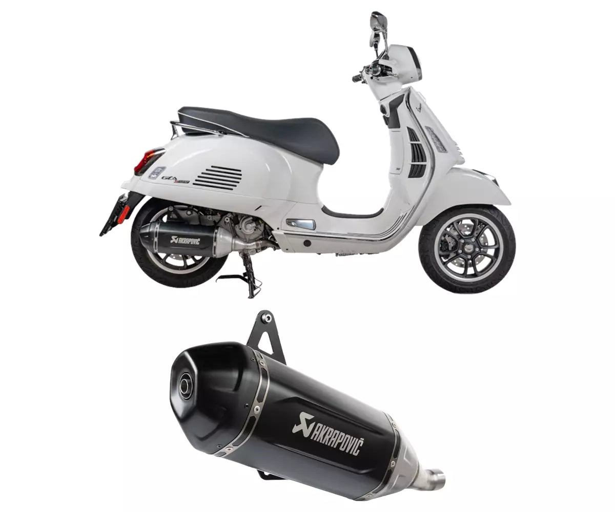 Akrapovič Vespa Gts 310 Slip-On Exhaust 2024–2026 Slip-On Line Stainless Steel – S-VE3SO12-HWSSBL/1