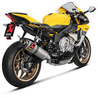 Akrapovič Yamaha YZF-R1 Slip-On Exhaust 2015–2024 Titanium – S-Y10SO19-RT/TD