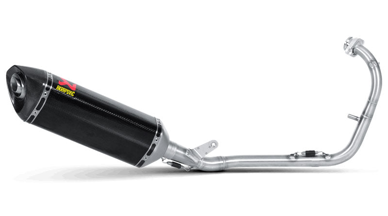 Akrapovič Yamaha YZF-R125 Full Exhaust System 2008–2013 Racing Line Carbon – S-Y125R1-ZC