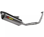 Akrapovič Yamaha MT-125 / YZF-R125 Full Exhaust System 2021–2026 Racing Line Titanium/Carbon – S-Y125R11-HZT