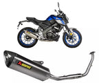 Akrapovič Yamaha MT-125 / YZF-R125 Full Exhaust System 2021–2026 Racing Line Titanium/Carbon – S-Y125R11-HZT