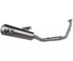 Akrapovič Yamaha XSR 125 Full Exhaust System 2025–2026 Racing Line Titanium – S-Y125R13-HBFGT