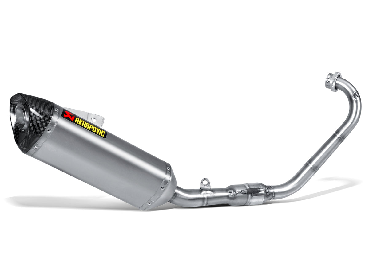 Akrapovič Yamaha MT-125 Full Exhaust System 2014–2019 Racing Line Titanium – S-Y125R4-HRT