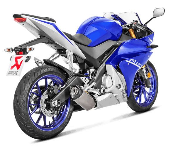 Akrapovič Yamaha MT-125 Full Exhaust System 2014–2019 Racing Line Titanium – S-Y125R4-HRT