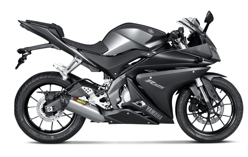 Akrapovič Yamaha MT-125 Full Exhaust System 2014–2019 Racing Line Titanium – S-Y125R4-HRT