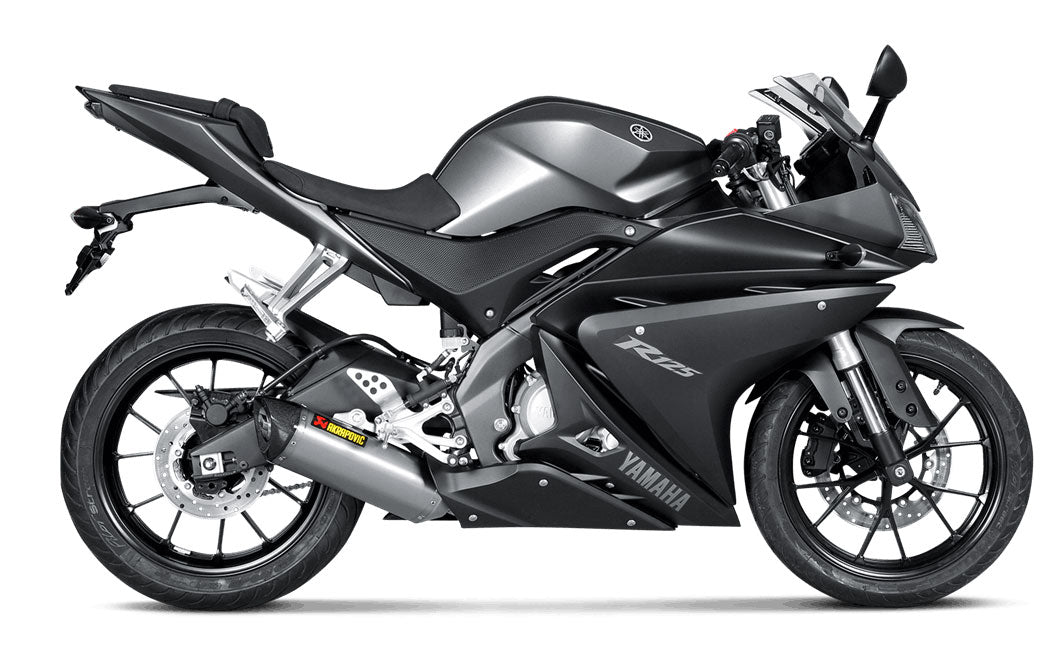 Akrapovič Yamaha MT-125 Full Exhaust System 2014–2019 Racing Line Titanium – S-Y125R4-HRT