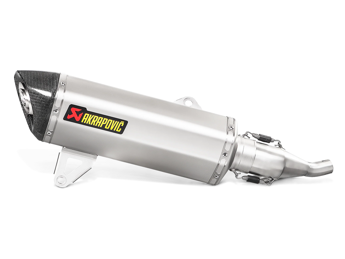 Akrapovič Yamaha XMAX 125 Slip-On Exhaust 2017–2020 Stainless Steel – S-Y125SO5-HRSS/1