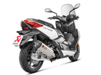Akrapovič Yamaha XMAX 125 Slip-On Exhaust 2017–2020 Stainless Steel – S-Y125SO5-HRSS/1