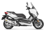 Akrapovič Yamaha XMAX 125 Slip-On Exhaust 2017–2020 Stainless Steel – S-Y125SO5-HRSS/1