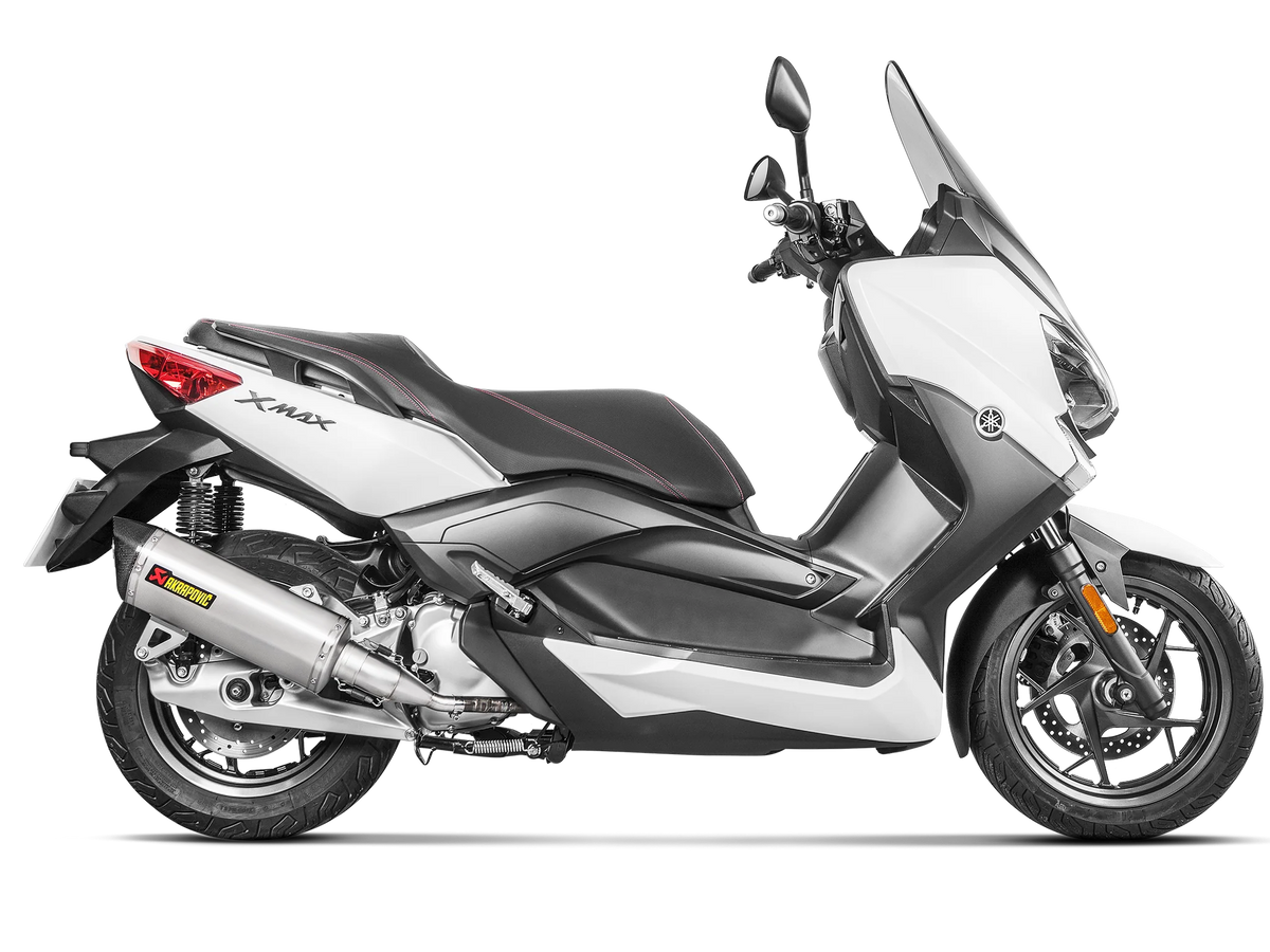 Akrapovič Yamaha XMAX 125 Slip-On Exhaust 2017–2020 Stainless Steel – S-Y125SO5-HRSS/1