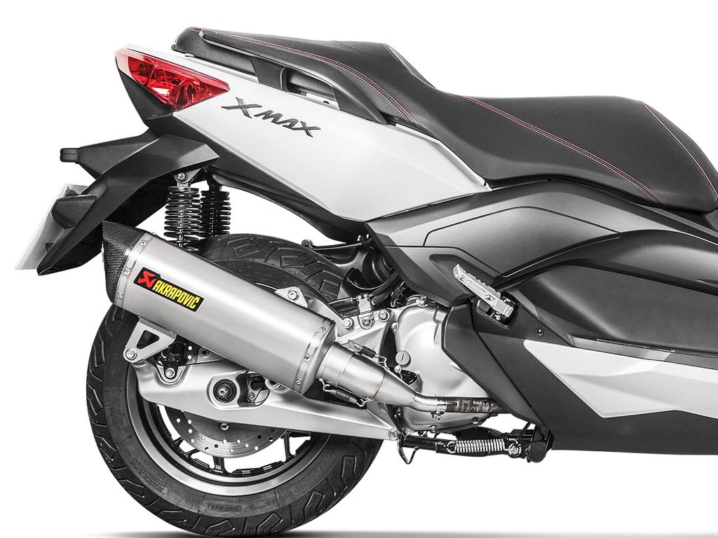 Akrapovič Yamaha XMAX 125 Slip-On Exhaust 2017–2020 Stainless Steel – S-Y125SO5-HRSS/1