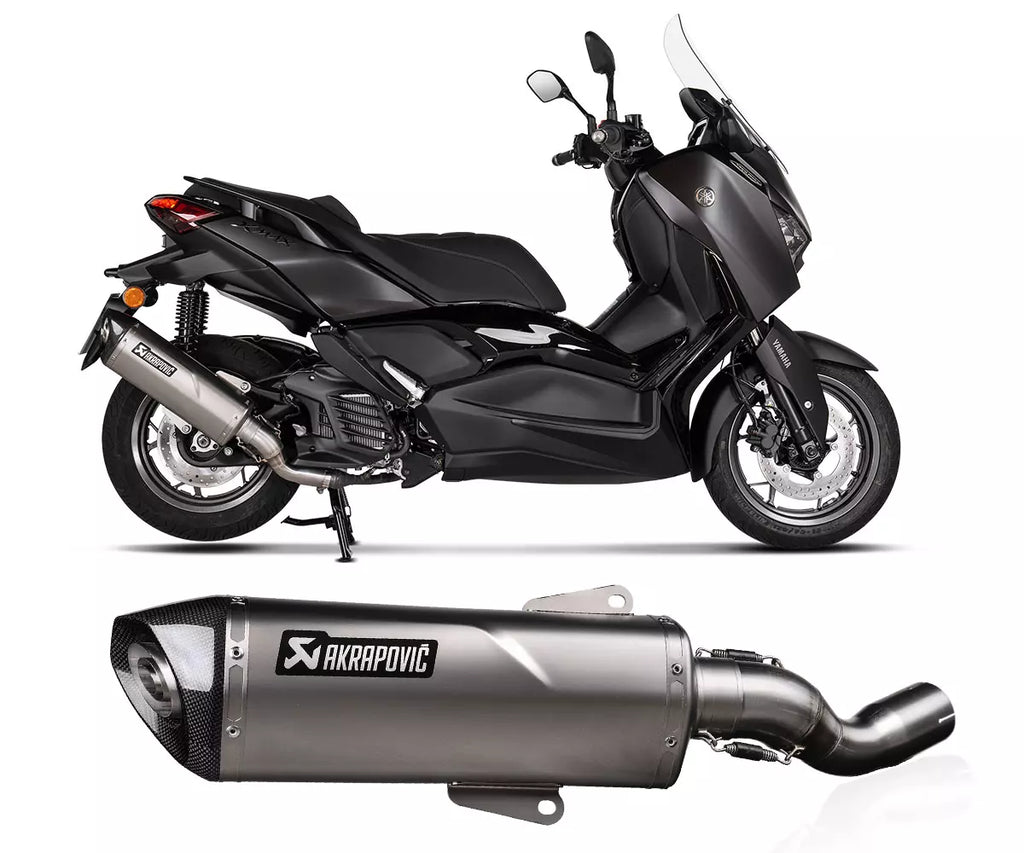 Akrapovič Yamaha XMAX 125 Slip-On Exhaust 2025–2026 Stainless Steel – S-Y125SO7-HRSS