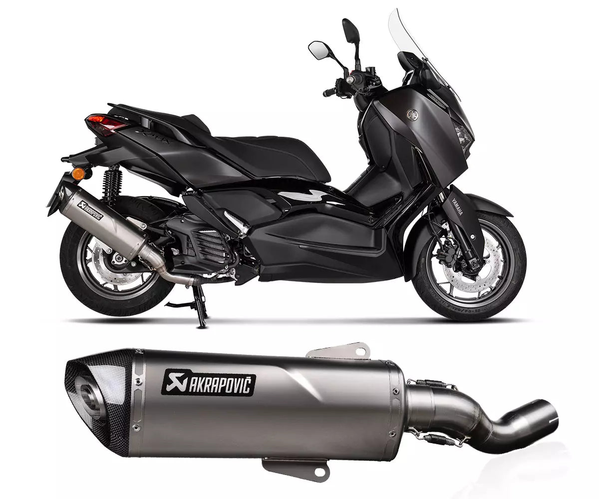 Akrapovič Yamaha XMAX 125 Slip-On Exhaust 2025–2026 Stainless Steel – S-Y125SO7-HRSS