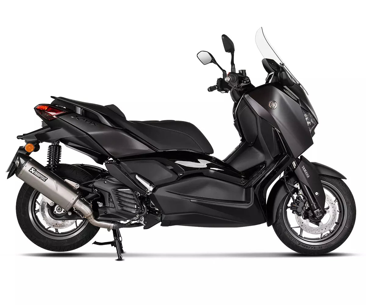 Akrapovič Yamaha XMAX 125 Slip-On Exhaust 2025–2026 Stainless Steel – S-Y125SO7-HRSS
