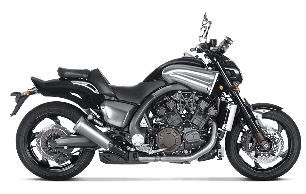 Akrapovič Yamaha V-Max Slip-On Exhaust 2009–2016 Titanium – S-Y17SO1-HBAV