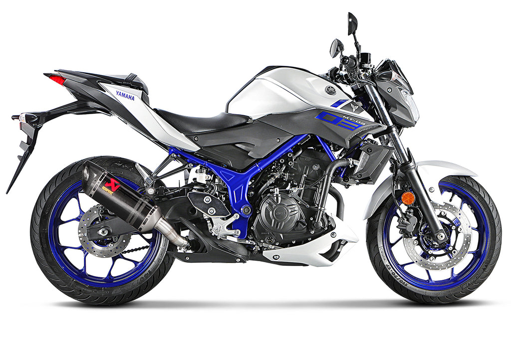 Akrapovič Yamaha MT-03 Slip-On Exhaust 2016–2021 Carbon – S-Y2SO16-HAPC/1