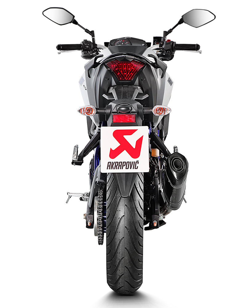 Akrapovič Yamaha MT-03 Slip-On Exhaust 2016–2021 Carbon – S-Y2SO16-HAPC/1
