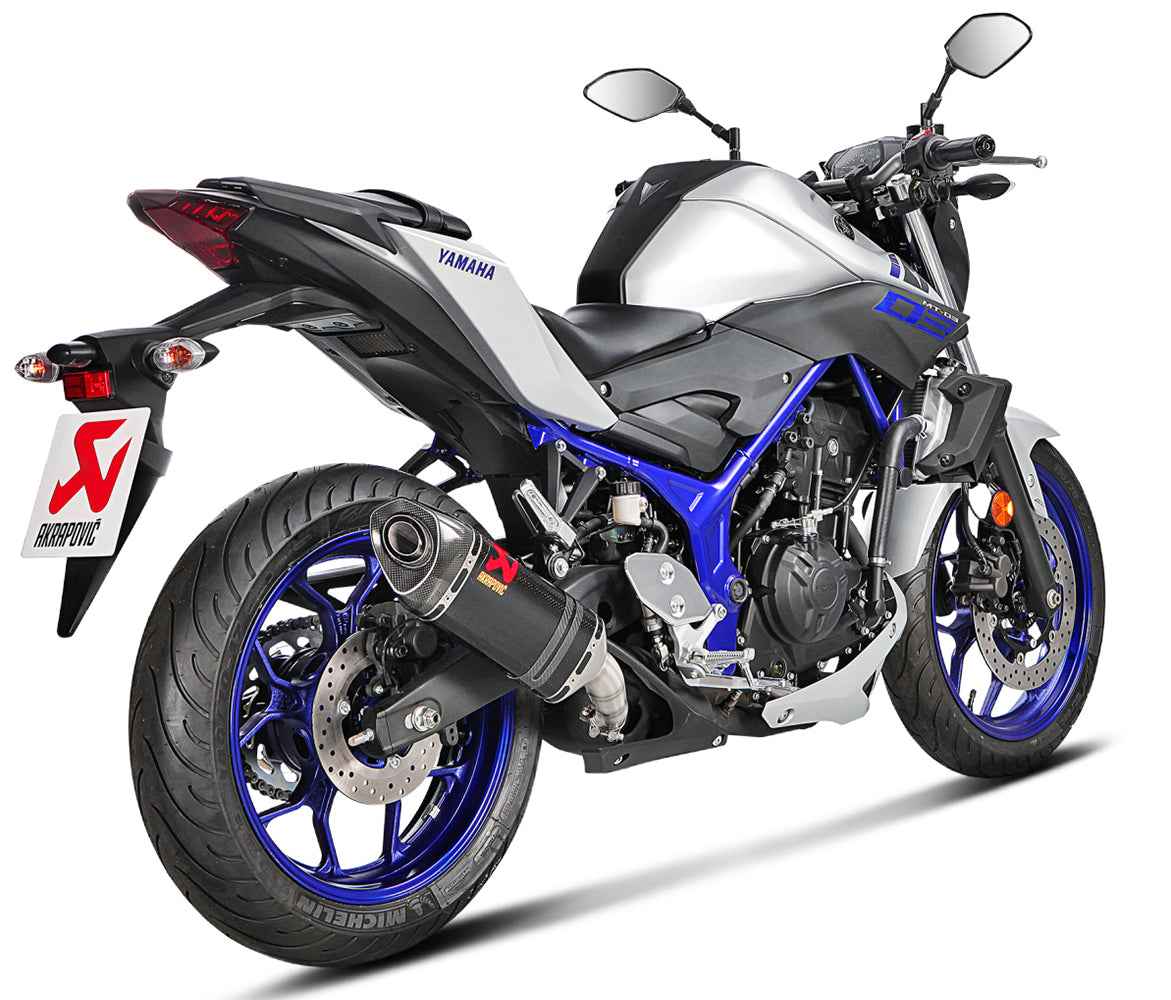Akrapovič Yamaha MT-03 Slip-On Exhaust 2016–2021 Carbon – S-Y2SO16-HAPC/1