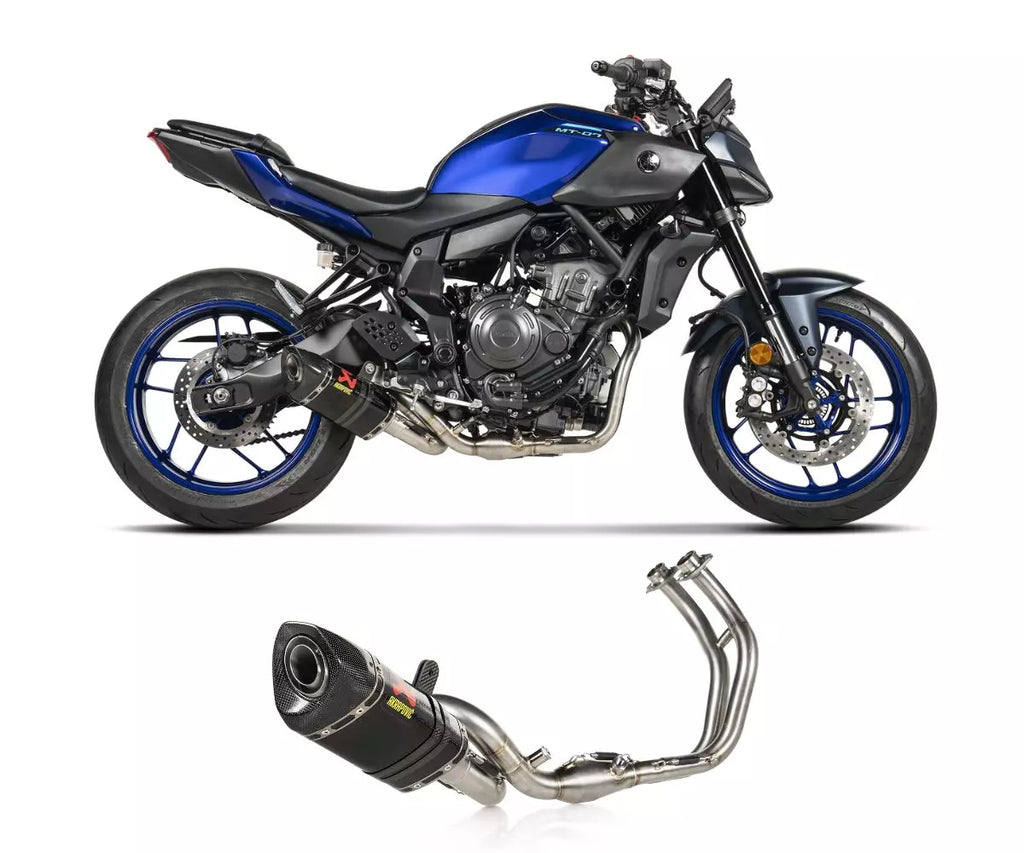 Akrapovič Yamaha MT-07 Full Exhaust System 2025–2026 Racing Line Carbon – S-Y7R2-AFC/1