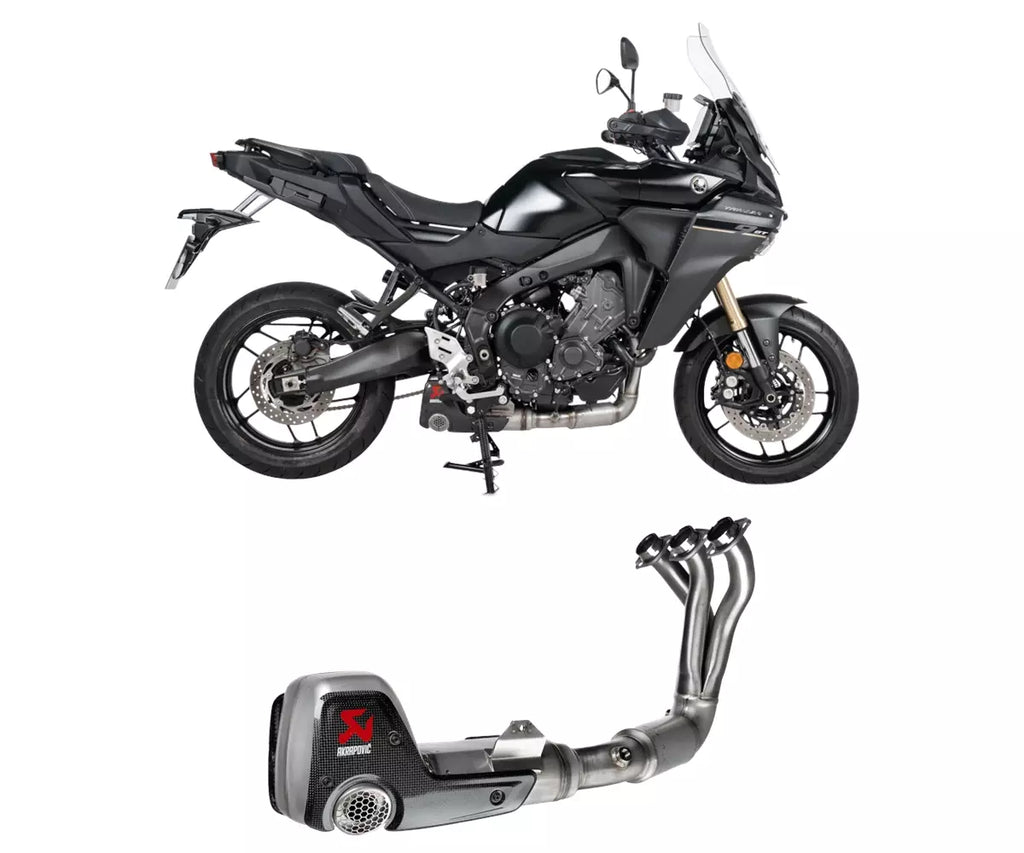 Akrapovič Yamaha MT-09 / Tracer 9 Full Exhaust System 2025–2026 Racing Line Stainless Steel – S-Y9R22-HKKSS
