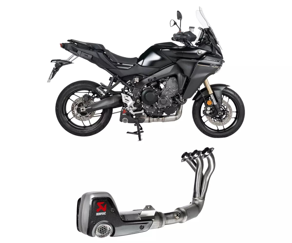 Akrapovič Yamaha MT-09 / Tracer 9 Full Exhaust System 2025–2026 Racing Line Stainless Steel – S-Y9R22-HKKSS