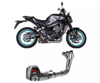 Akrapovič Yamaha MT-09 / Tracer 9 Full Exhaust System 2025–2026 Racing Line Stainless Steel – S-Y9R22-HKKSS
