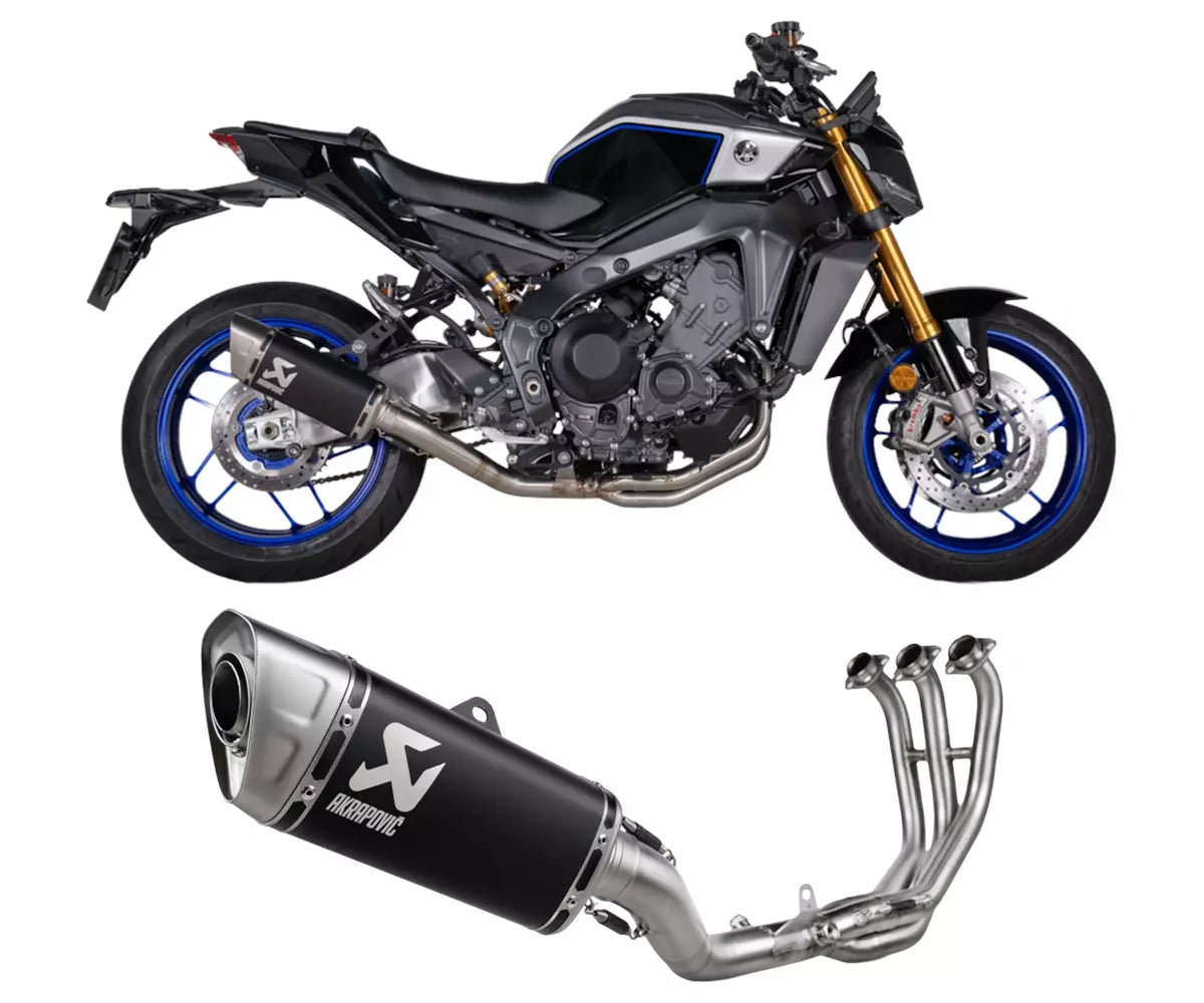 Akrapovič Yamaha MT-09 Full Exhaust System 2024–2026 Racing Line Titanium – S-Y9R24-APTBL