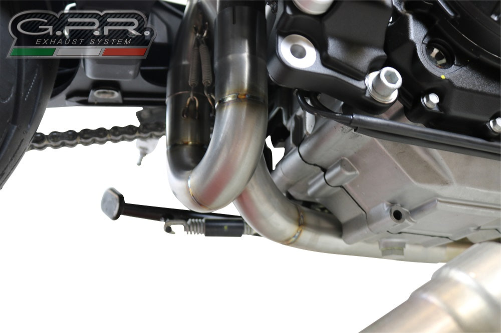 GPR exhaust Aprilia Shiver 900 2017-2020, Decat pipe - GPR Exhausts