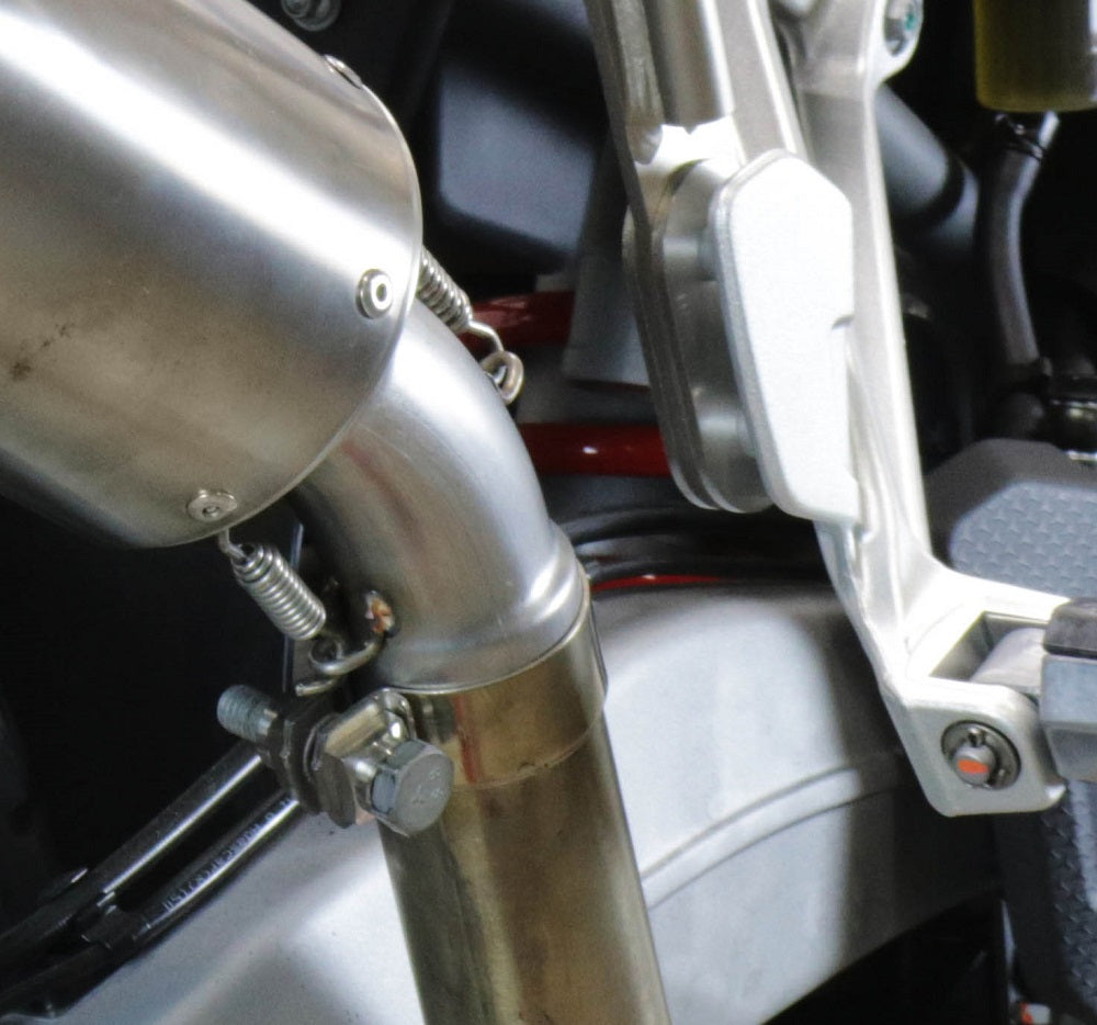 GPR exhaust Aprilia Tuareg 660 2021-2024, Albus Evo4, Homologated legal slip-on exhaust including removable db killer and link pipe - GPR Exhausts
