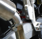 GPR exhaust Aprilia Tuareg 660 2021-2024, Albus Evo4, Homologated legal slip-on exhaust including removable db killer and link pipe - GPR Exhausts