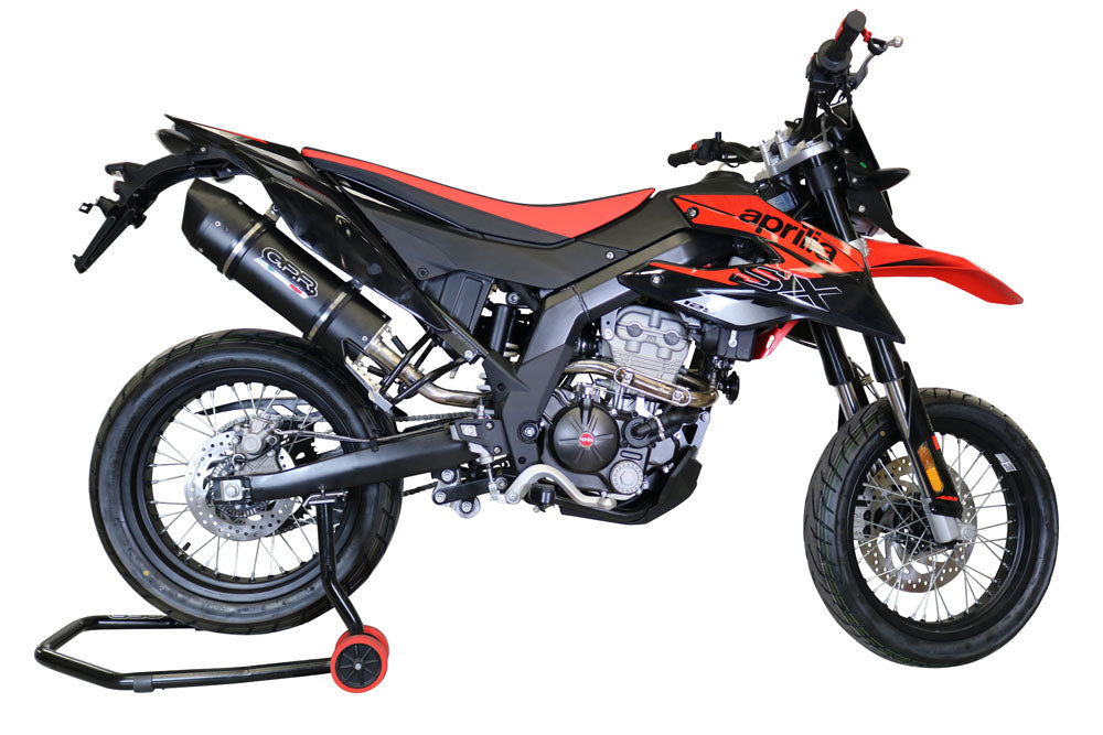 GPR exhaust Aprilia Rx 125 2018-2020, Furore Evo4 Poppy, Homologated legal slip-on exhaust including removable db killer and link pipe - GPR Exhausts
