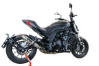 GPR exhaust Benelli 502 C 2019-2020, Deeptone Inox, Homologated legal slip-on exhaust including removable db killer and link pipe - GPR Exhausts