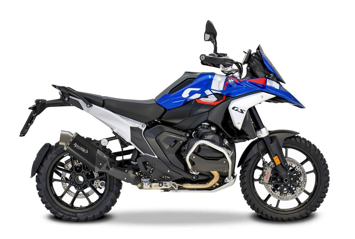 HP Corse 4-Track Rally 270 Black Exhaust for BMW R 1300 GS - HP Corse
