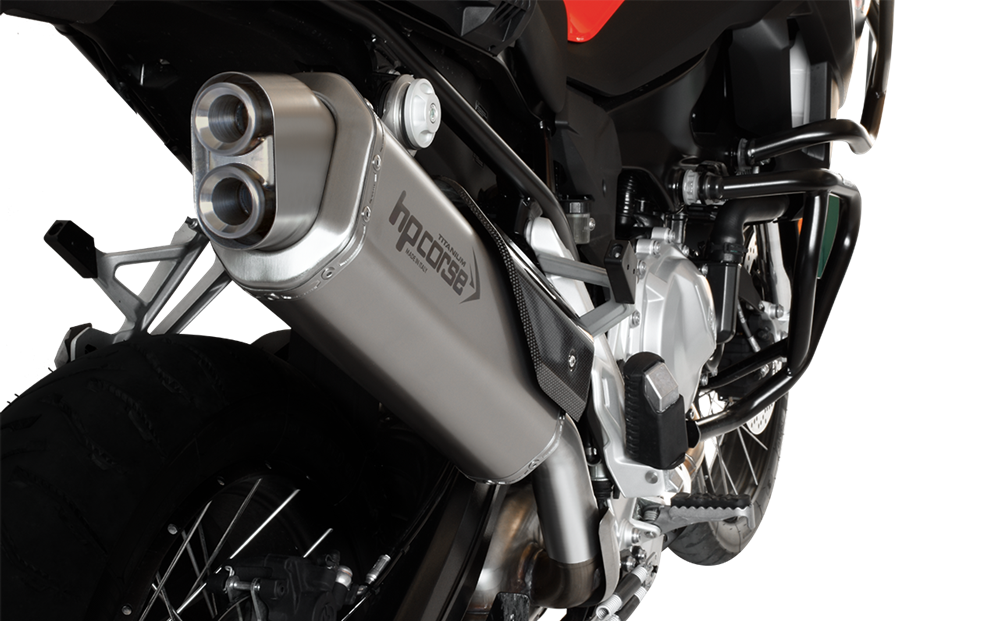 HP Corse 4-Track R Titanium Exhaust for BMW F 750/850 GS Adventure 2018-2020 - HP Corse