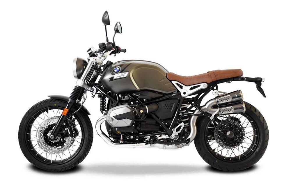 HP Corse GP-07 Black (Dual Muffler, High Position) Exhaust for BMW R Nine T 2021-2024 - HP Corse