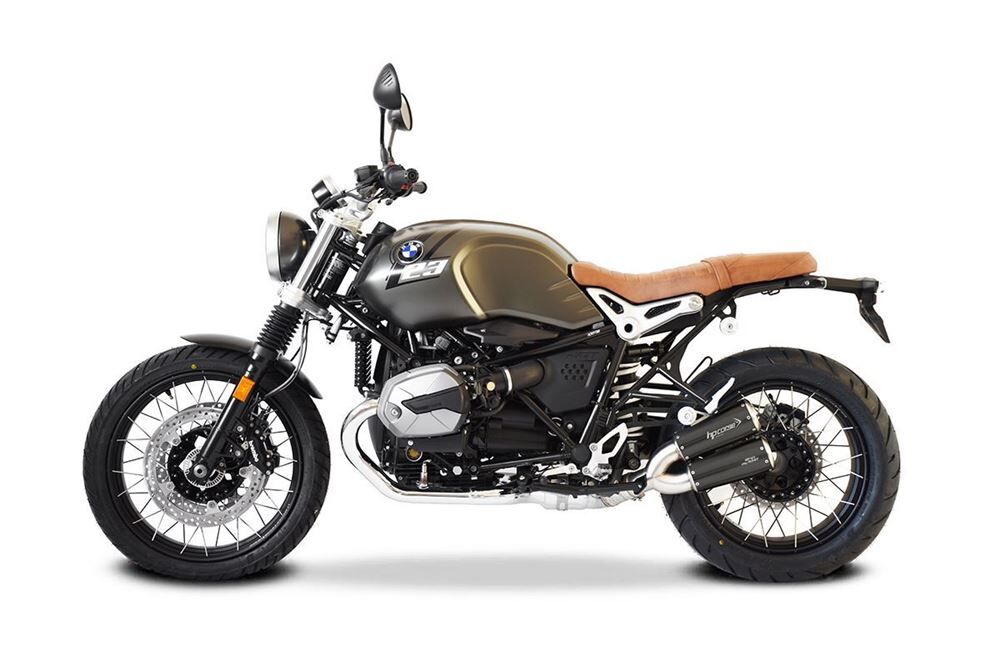HP Corse GP-07 Black (Dual Muffler, Low Position) Exhaust for BMW R Nine T 2021-2024 - HP Corse