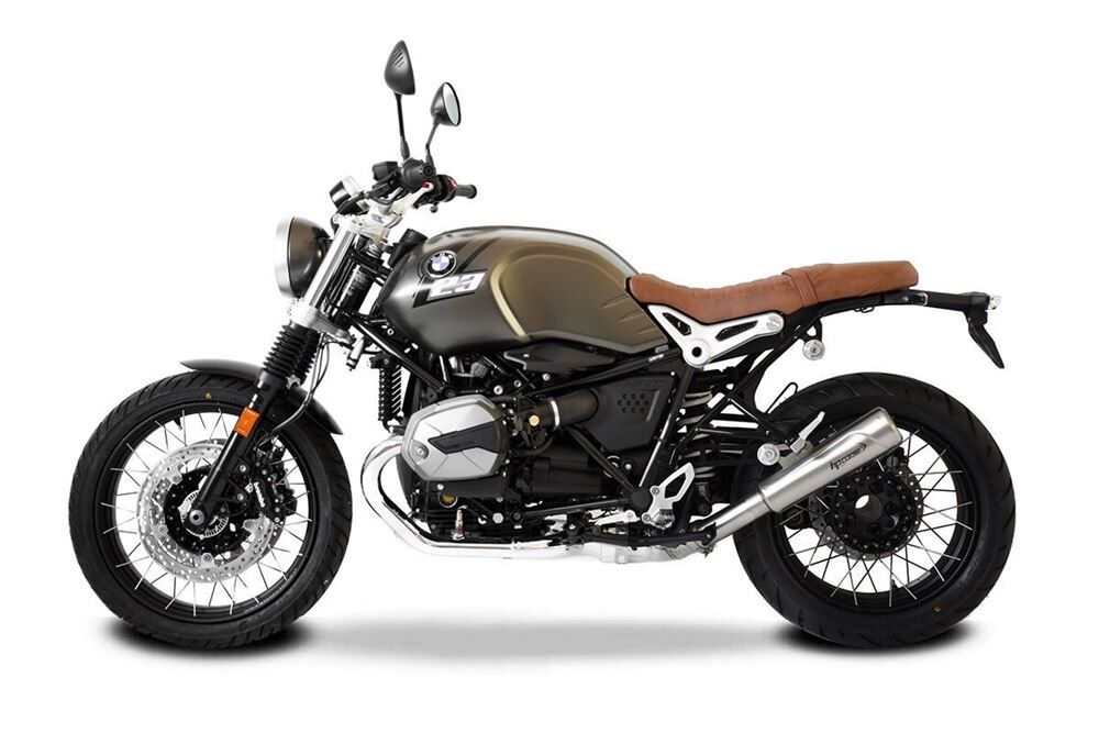 HP Corse Hydroform RS 300 Satin (Single Muffler, Low Position) Exhaust for BMW R Nine T 2021-2024 - HP Corse