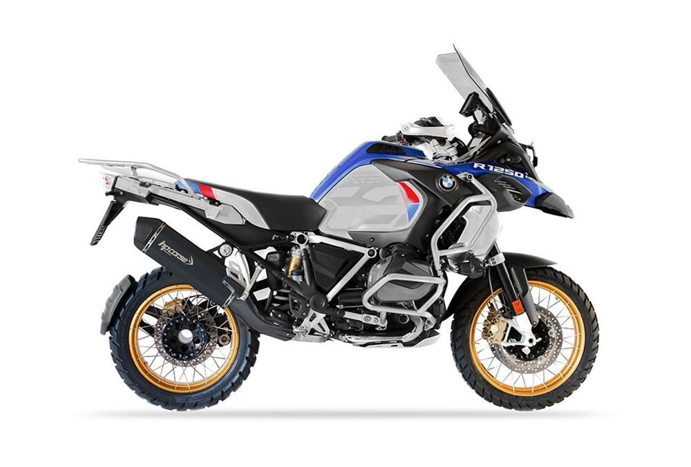 HP Corse SPS Carbon Black Exhaust for BMW R 1250 GS Adventure 2019-2024 - HP Corse
