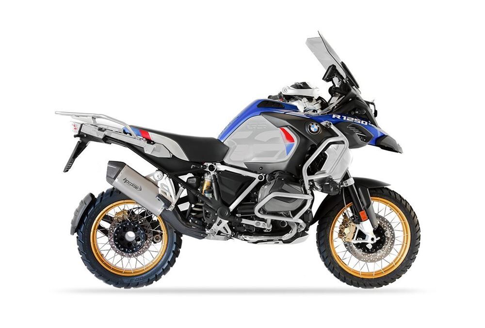 HP Corse SPS Carbon Short Titanium Exhaust for BMW R 1250 GS Adventure 2019-2024 - HP Corse