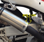 GPR exhaust Hyosung Comet 250 GT - R 2001-2014, Inox Tondo, Homologated legal bolt-on silencer including removable db killer - GPR Exhausts