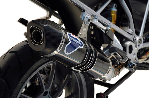 BMW R 1200 GS 2013-2016 Termignoni Relevance Stainless Steel Homologated Silencer with Carbon Sleeve - TERMIGNONI