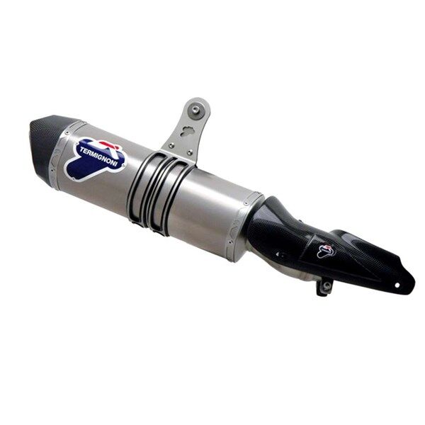 BMW R 1200 GS 2013-2016 Termignoni Relevance Titanium Homologated Silencer with Carbon Sleeve - TERMIGNONI