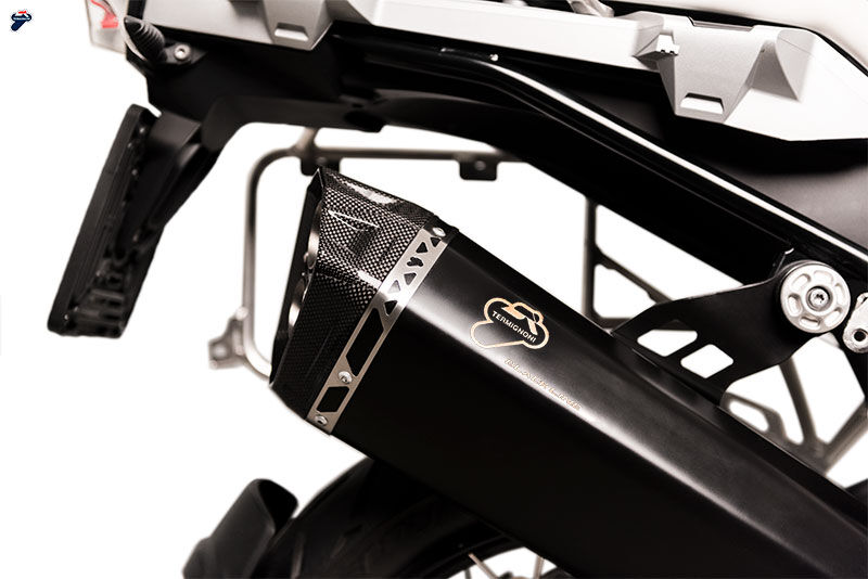 BMW R 1200 GS 17-18 Termignoni "SCREAM ADV" Black Titanium Slip On - TERMIGNONI