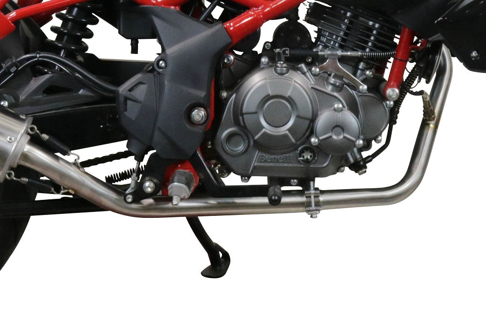 GPR exhaust Benelli Bn 125 2018-2020, M3 Black Titanium, full system exhaust legal for UK and non-EU countries including removable db killer - GPR Exhausts